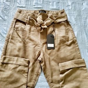 High waist ankle pants